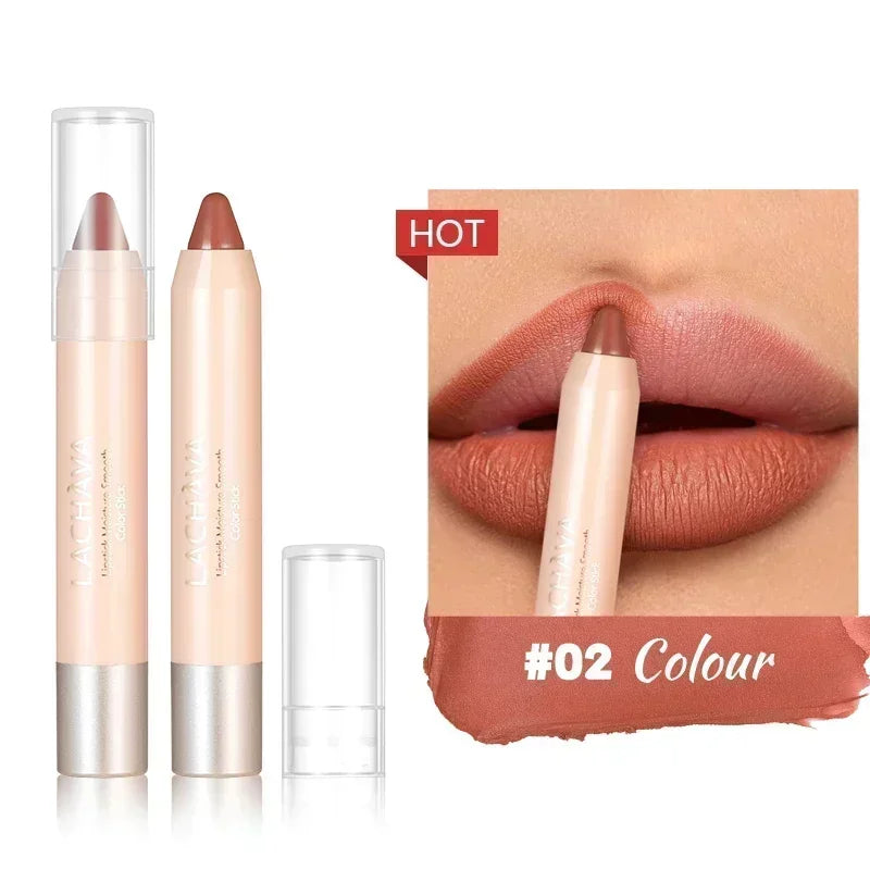 Nude Brown Lipliner Pen Waterproof Sexy Red Matte Contour Tint Lipstick Lasting Non-stick Cup Lipliner Pen Lips Makeup Cosmetic