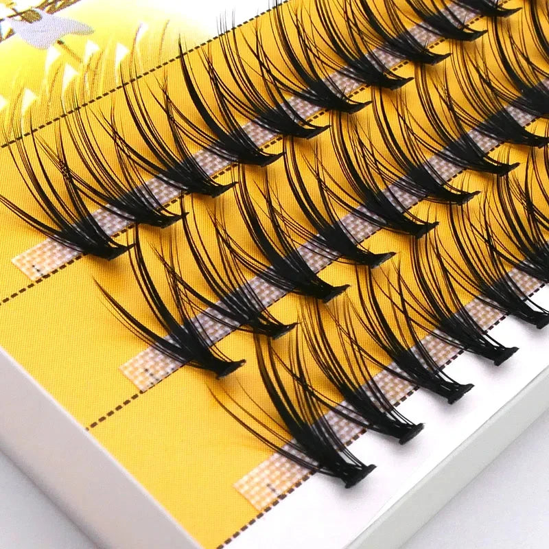 60 bundles/box10/20/30D Individual Cluster Eyelash Natural Eyelash extension Russia Eyelash Cluster Makeup tool for fake Eyelash