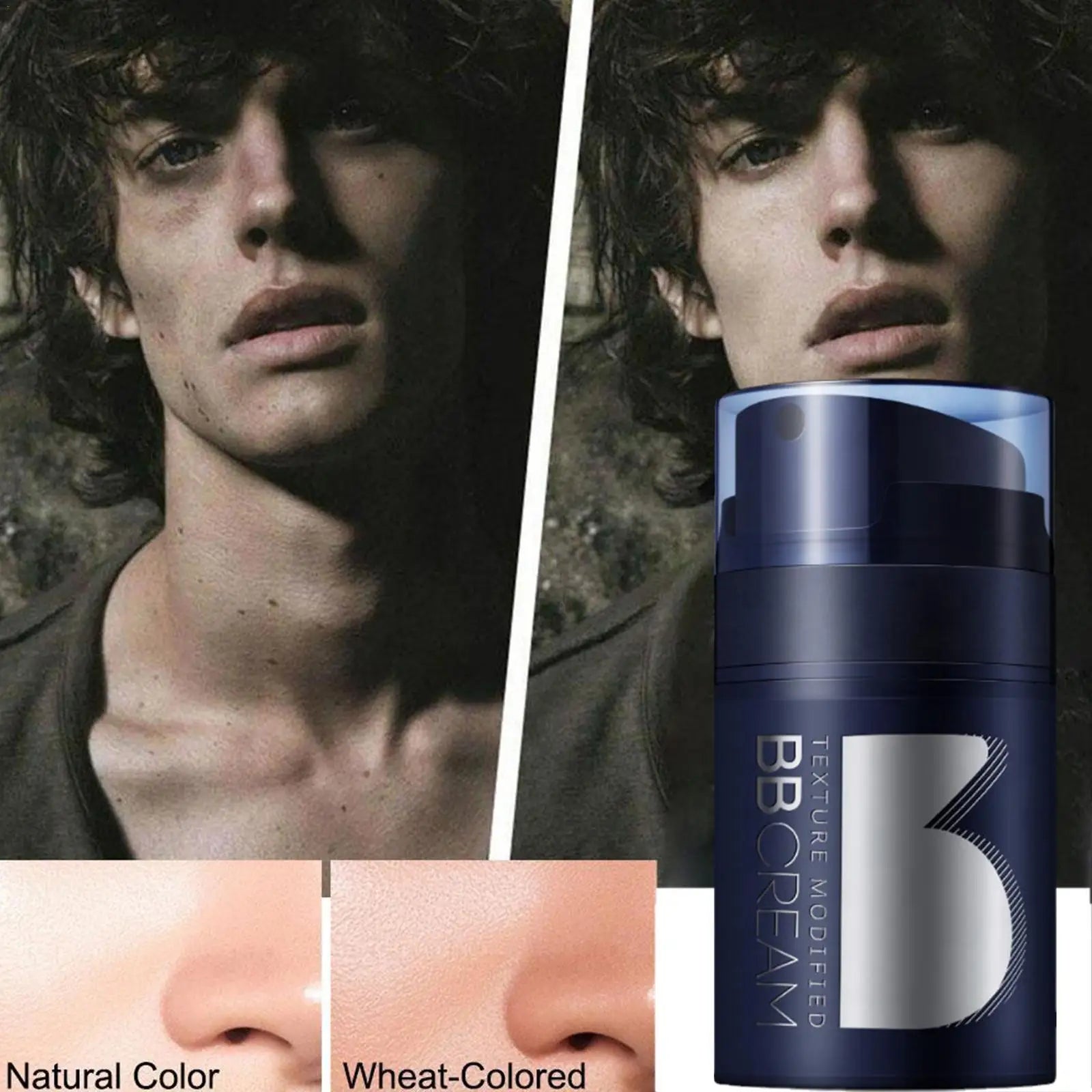 NEW High-end 50g Men BB Cream Revitalising Nourishing Brightening Cream Facial Concealer Long Lasting Makeup Foundation Waterpro