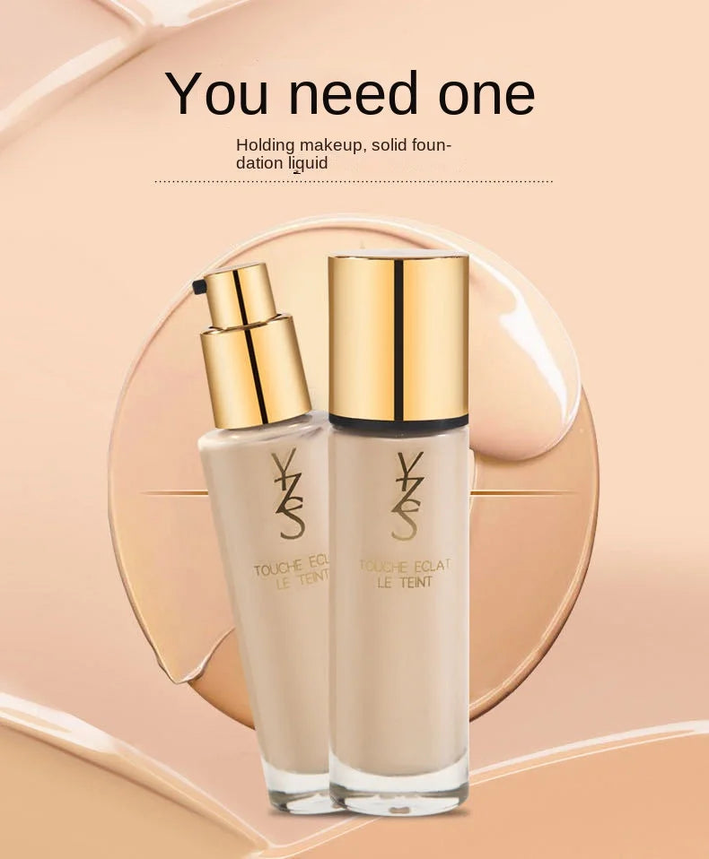 YZS Foundation Precious Luxury Herbal Extracts Concealer Oil-control Waterprof Makeup Base Cream Liquid Concealer