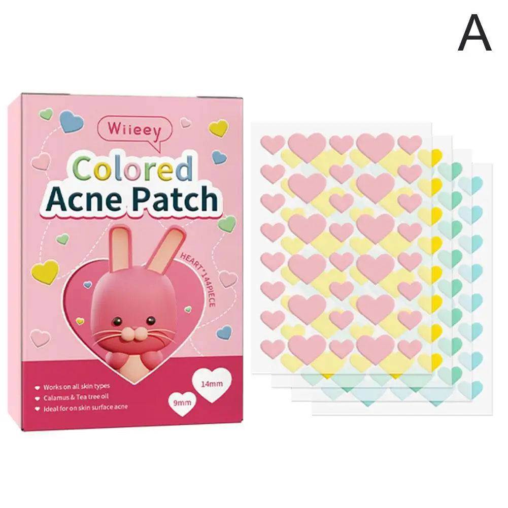 144Pcs/Set Star Pimple Patch Acne Colorful Invisible Acne Removal Skin Care Stickers Concealer Face Spot Beauty Makeup Tools