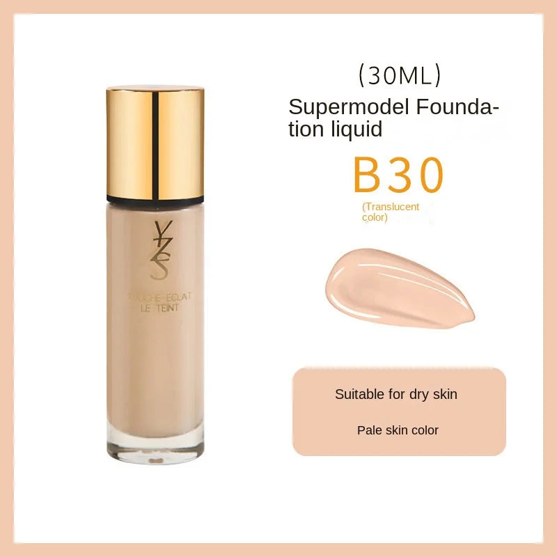 YZS Foundation Precious Luxury Herbal Extracts Concealer Oil-control Waterprof Makeup Base Cream Liquid Concealer