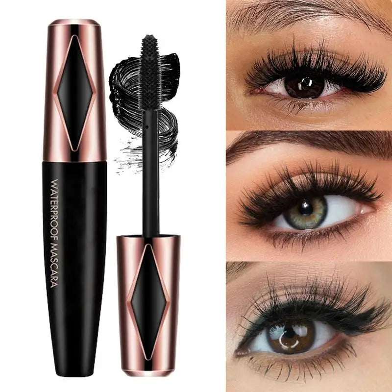 Waterproof Mascara Black Lash Makeup Tubing Mascara Women Volumizing Mascara Long Lasting Mascara Makeup for Home Dorm Travel