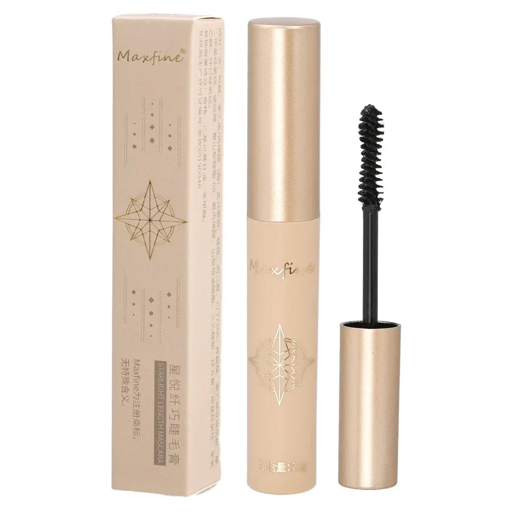 5D Silk Fiber Black Mascara Waterproof Lasting Extension Eyelashes Lengthening Curling Mascara Black Eyelash Makeup Cosmetics