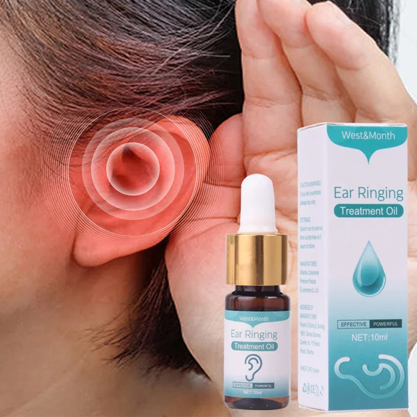 Ear Ringing Relieving Drops Relieve Deafness Tinnitus Itching Earache Health Care Treatment Ear Hard Hearing Tinnitus Oil