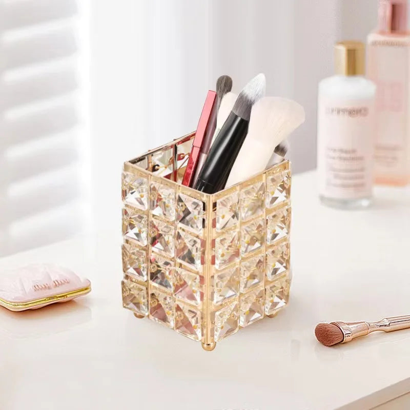 Acrylic Makeup Brush Organizer Storage Box Display Case for Jewelry Eyebrow Pencil Cosmetics