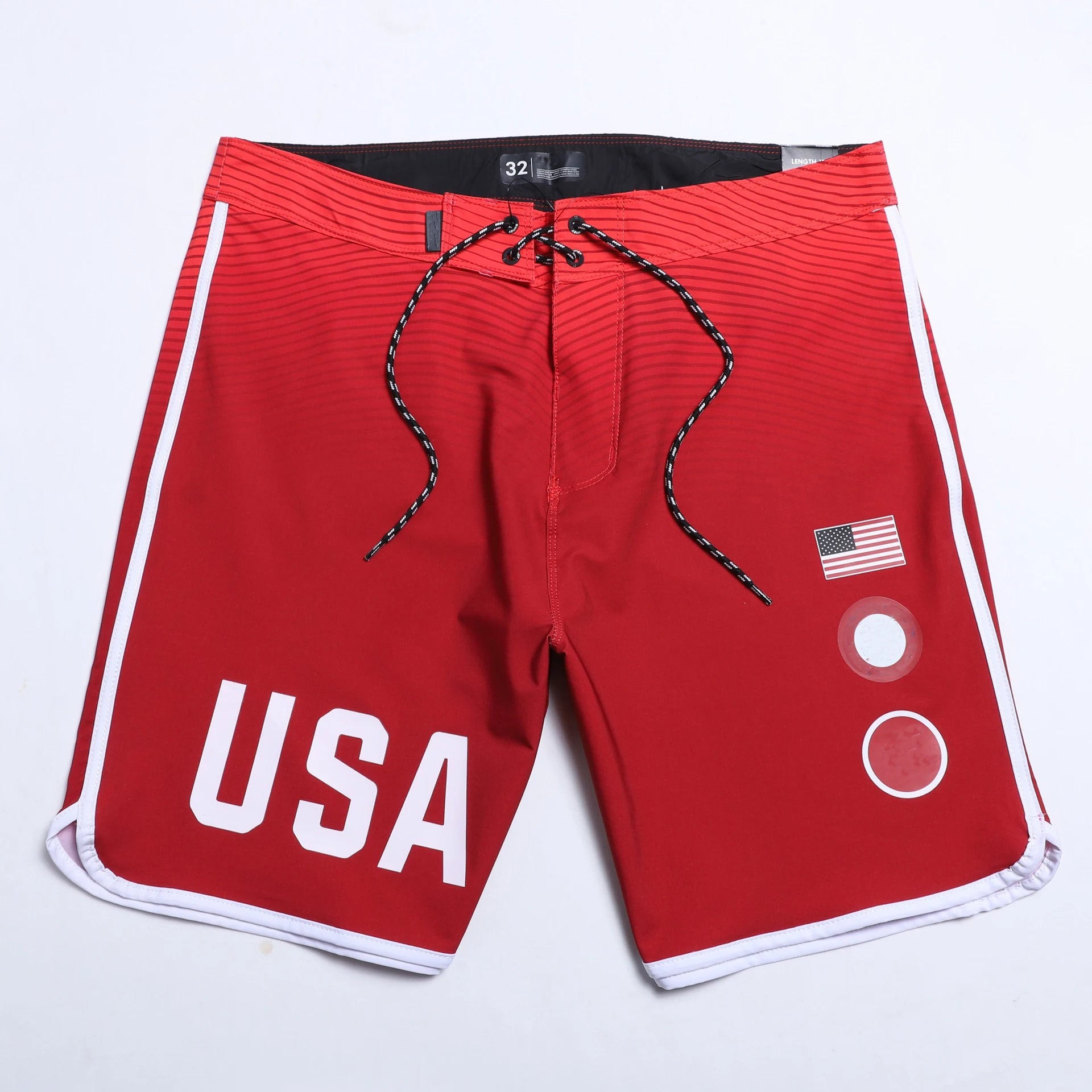 Summer New Fashion Brand USA Men Beach Shorts Bermuda USA Board Shorts Waterproof Quick Dry Casual Diving Surfwear Swimwear