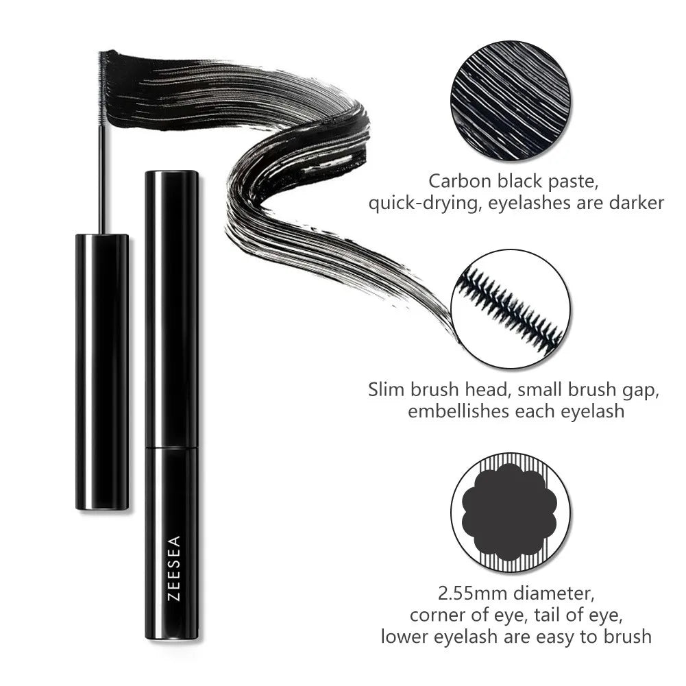 ZEESEA Multi-effect Mascara Black Curling Lengthen Thick 4D Black Slim Charm Mascara Mascara Nude Eye Makeup