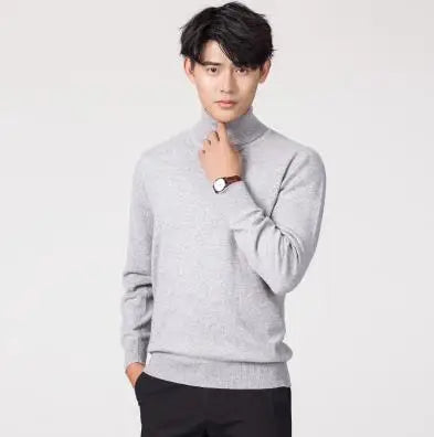 Cashmere turtleneck men sweater clothes for 2023 autumn winter jersey hombre pull homme hiver pullover men high neck sweaters