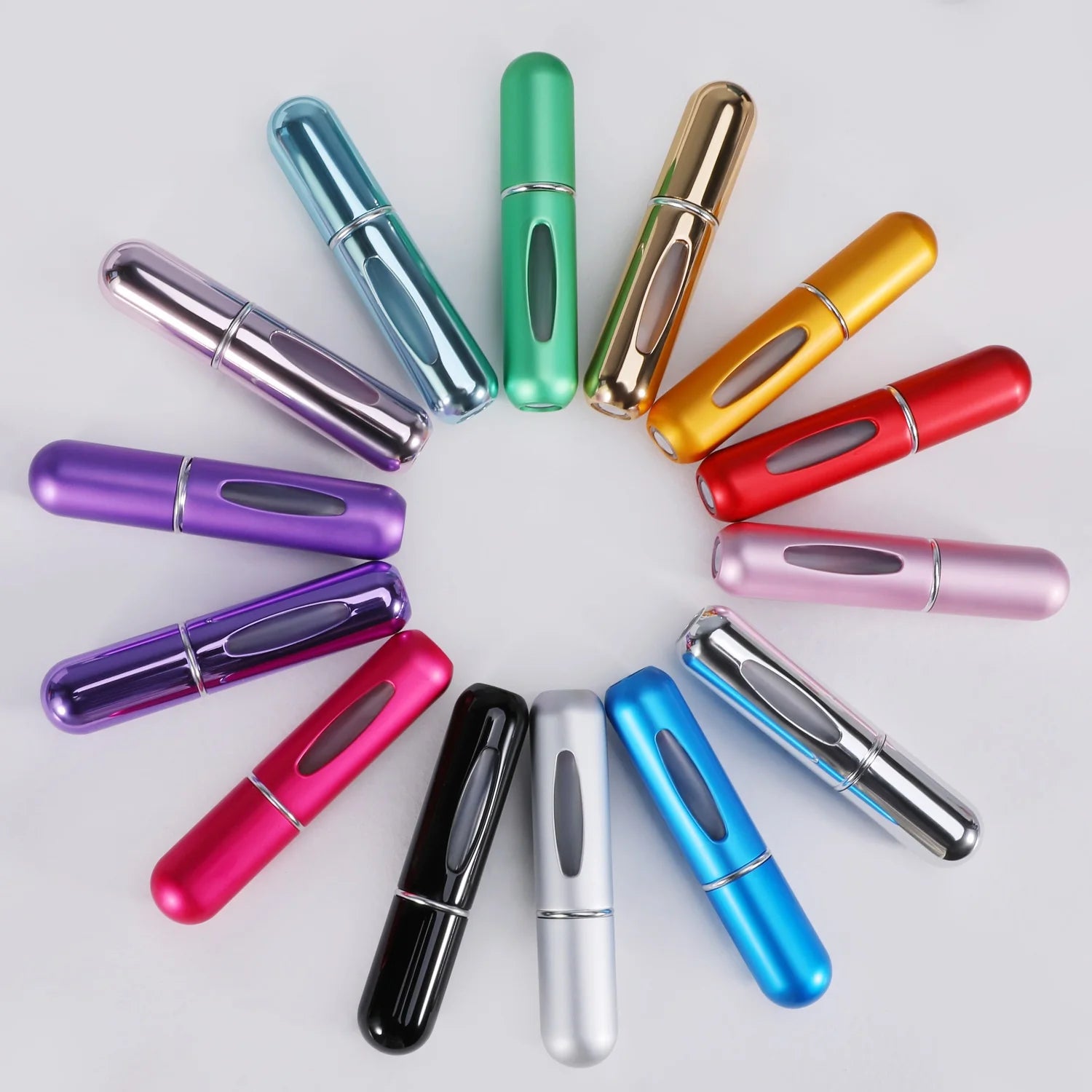 8/5ml Perfume Refill Bottle Portable Mini Refillable Spray Jar Scent Pump Empty Cosmetic Containers Atomizer for Travel Tool Hot