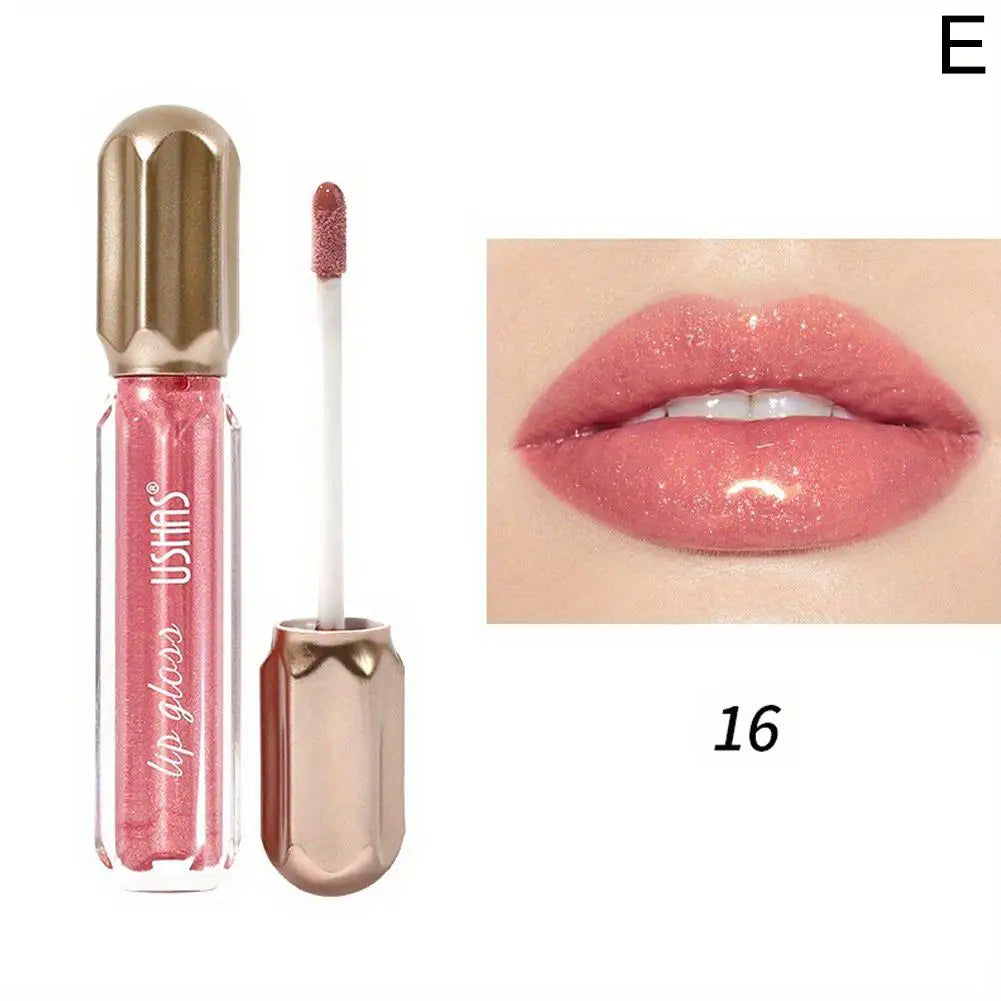 NEW High-end 6 ColorMirror Pearl Lip Gloss Waterproof Long Lasting Moisturizing Lipstick Glitter Lip Gloss Shining Makeup