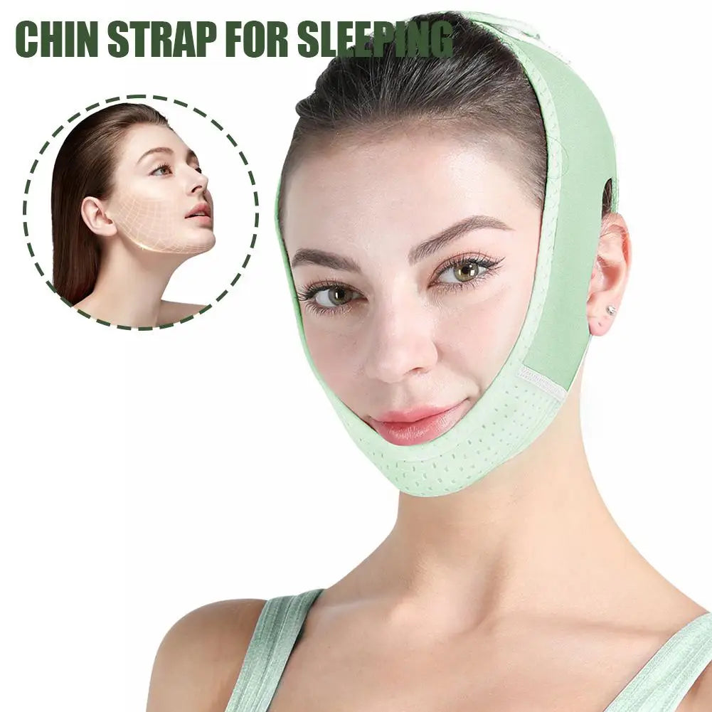 V-face Beauty Device Double Chin Reducer Reusable Face Strap V Line Mask Chin Up Patch Chin Strap for Women Face Lift Tape