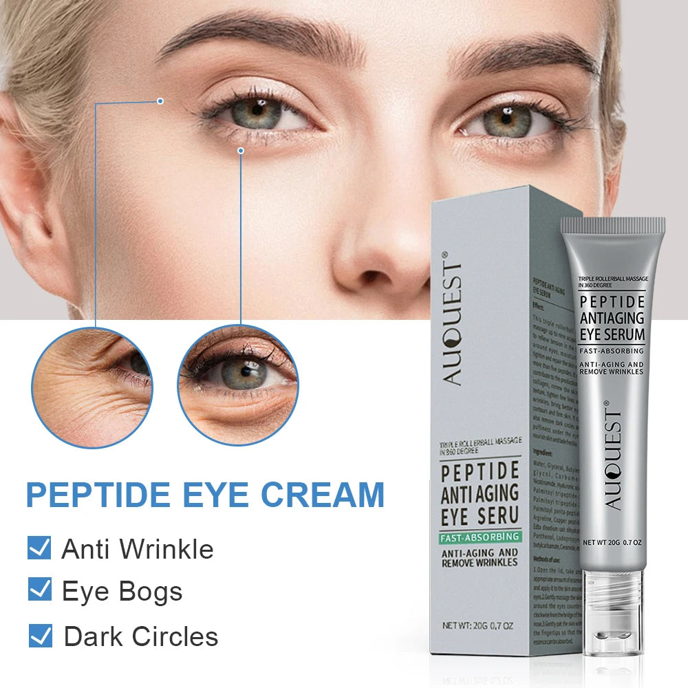 Dark Circles Remover Eye Cream Eye Bags Fine Line Firming Wrinkle Peptide Under Eye Dark Circle Removal Cream Skin Care Products