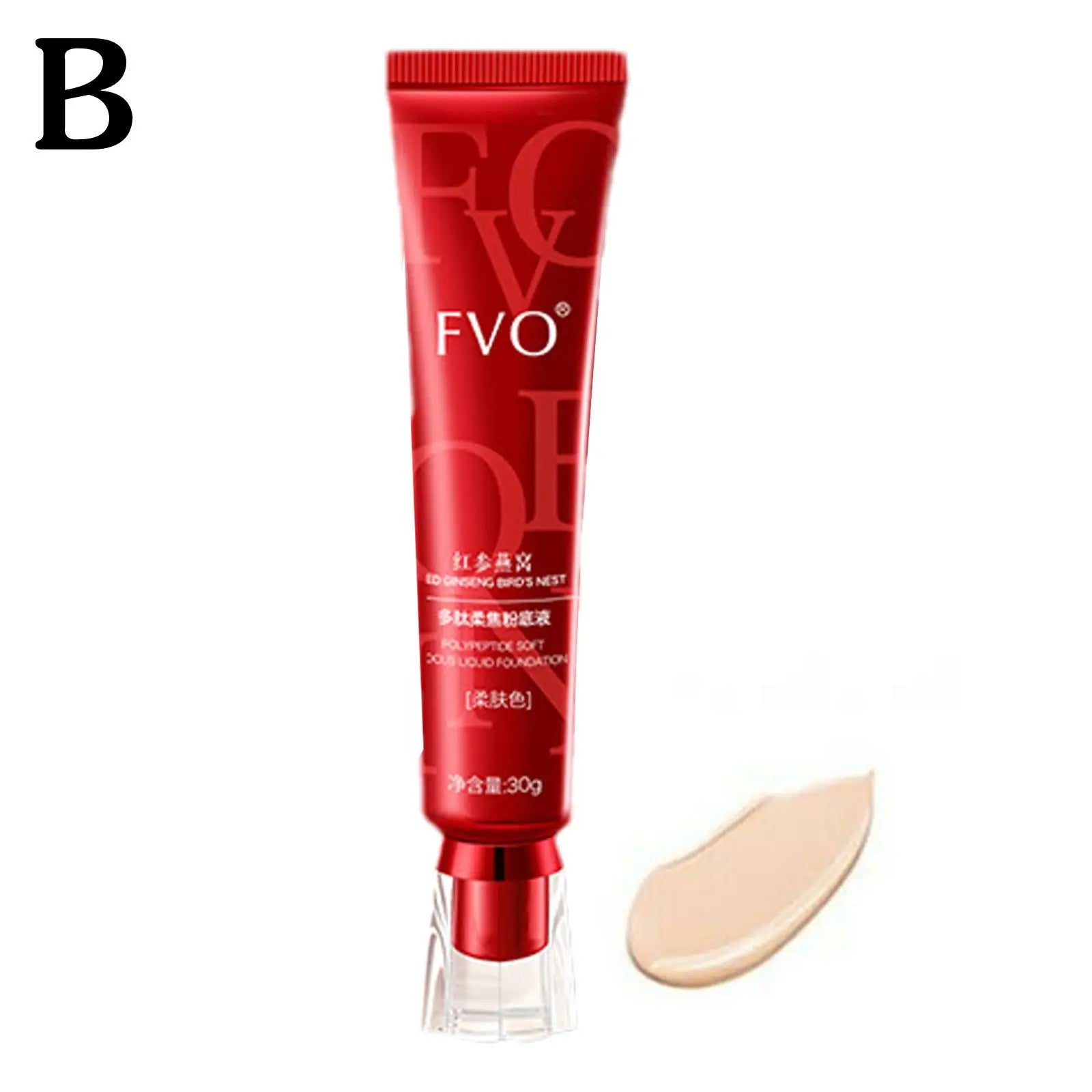 1pcs 30g Red Upgrade FV Foundation Precious Luxury Makeup Waterproof Base Concealer Oil-control Hydrating Cream Herbal Extr