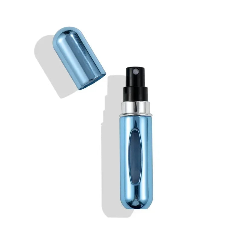 Candy Color Mini Travel Portable Bottom Filling Perfume Bottle Liquid Sub-Bottling Fine Mist Spray Refillable Jar Empty Cosmetic