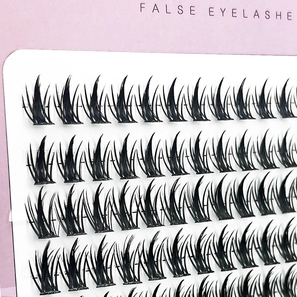 160 Bunches Eyelash Individual Eyelash Cluster Natural Eyelash Extension Russian Volume Makeup Tools Lashes Wholesale