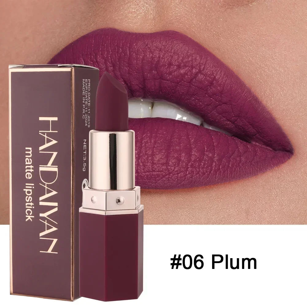 Moisturizing Long-lasting Matte Lipstick Make up For Women Original High Gloss kawaii Cute Cosmetic Beauty Luxury Female Product