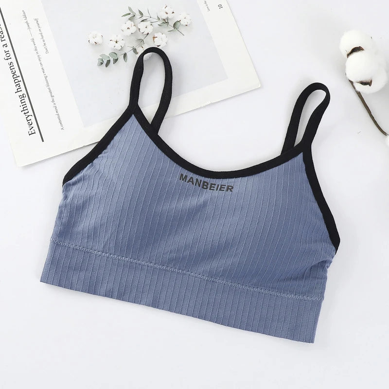 New Sports Bra For Women Gym Sexy Crop Top Bra Women Cotton Underwear Soft For Girls