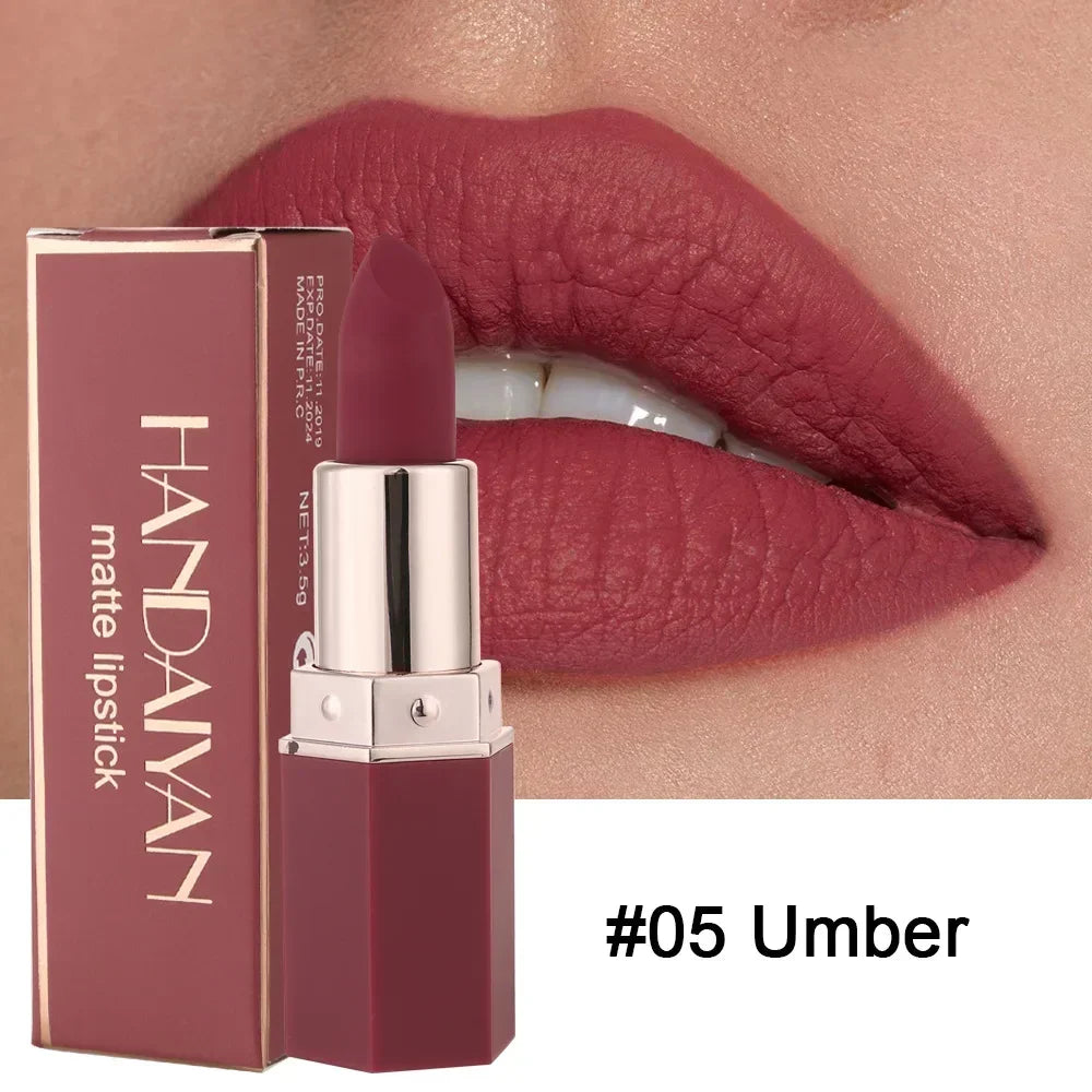 Moisturizing Long-lasting Matte Lipstick Make up For Women Original High Gloss kawaii Cute Cosmetic Beauty Luxury Female Product