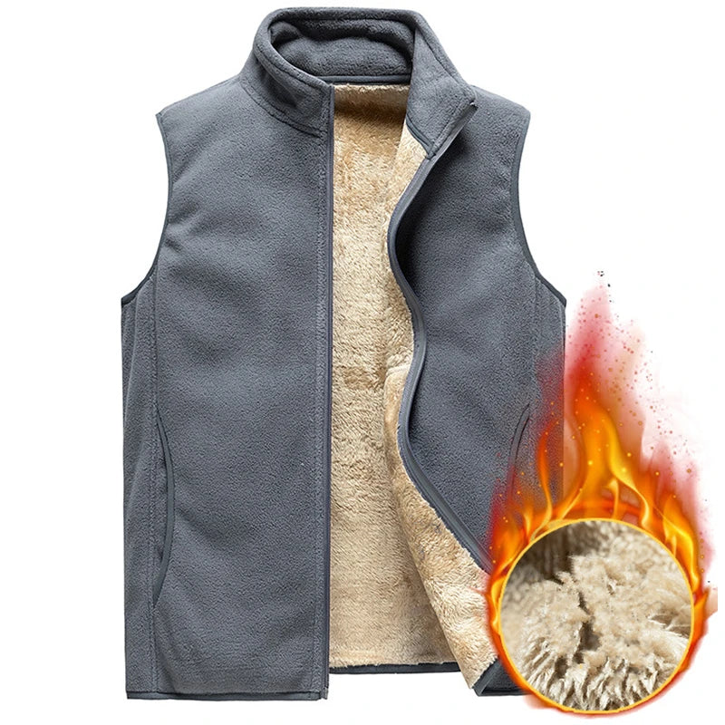 2023 Men Sleeveless Vest Jackets Fashion Wool Vest Male Cotton-Padded Vests Coats Men Warm Waistcoats Clothing Oversized 8Xl