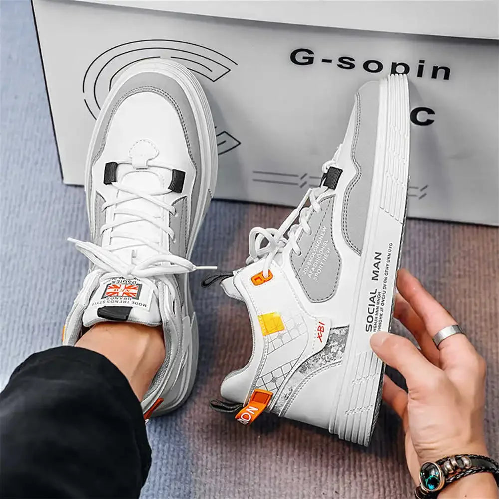 White Spring-autumn Original Sneakers Men Casual Men's Shoes Size 49 Wholesale Tennis Sport New Collection Best Tenni