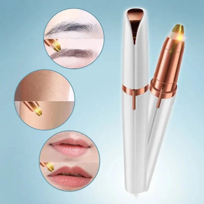 Electric Eyebrow Trimmer Women's Shaver Mini Portable Hair Remover Eyebrow Shaper Shaver Body Face Shaving Machine Beauty Tool