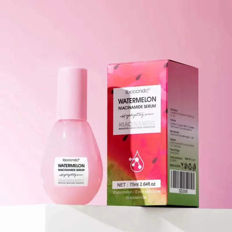 New Watermelon Glow Niacinamide Dew Drops Serum Makeup Primer Cream Lightweight Facial Serum & Priming Liquid Brightner