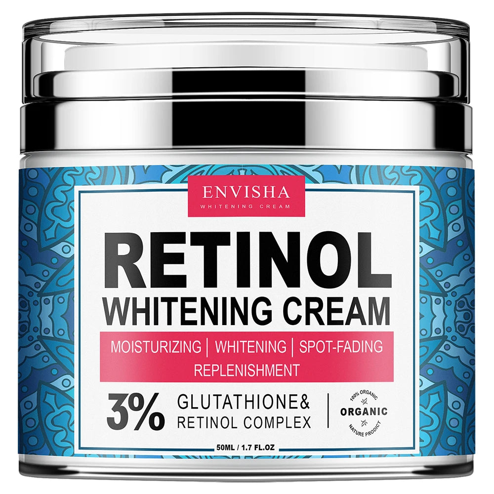 ENVISHA Neck Retinol Face Cream Vitamin Collagen Whitening Anti-Wrinkle Aging Moisturizer Skin Care Hyaluronic Acid Whitening