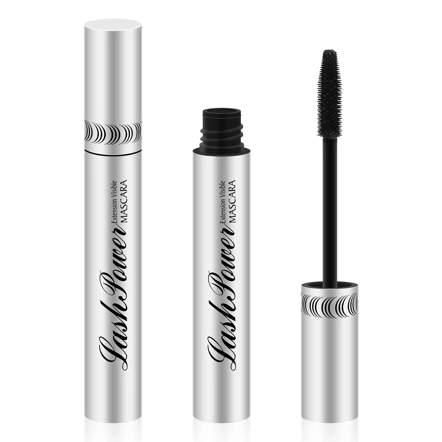 5D Silk Fiber Black Mascara Waterproof Lasting Extension Eyelashes Lengthening Curling Mascara Black Eyelash Makeup Cosmetics