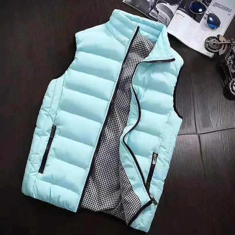 2024 High-end Cotton Vest Jacket Waistcoat, Men's Autumn and Winter Hot Selling Fashion Casual Comfortable Sleeveless Jacket.