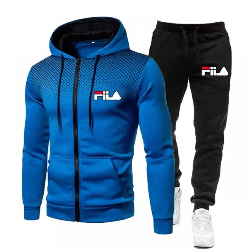 2024 Men's Sets Hoodies+Pants Autumn Sport Suits Casual Sweatshirts Tracksuit Sportswear Male Casual Sports Jacket Jogging Suit