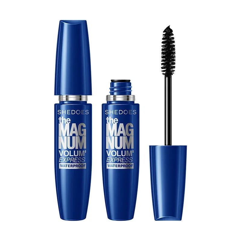 4d Waterproof Mascara Thicken Lengthen Curling Liquid Fiber Eyeblack Long Lasting Makeup Natural Black Professional Eyelash