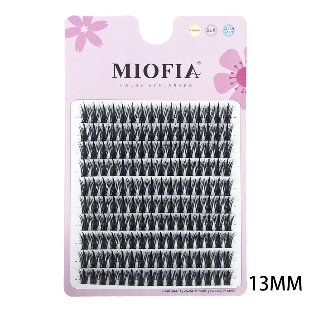 160 Bunches Eyelash Individual Eyelash Cluster Natural Eyelash Extension Russian Volume Makeup Tools Lashes Wholesale