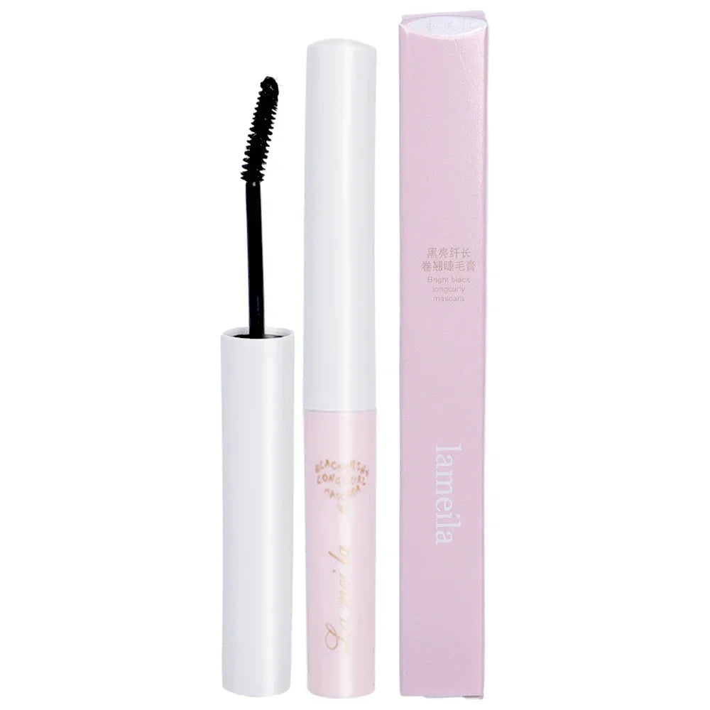 5D Silk Fiber Black Mascara Waterproof Lasting Extension Eyelashes Lengthening Curling Mascara Black Eyelash Makeup Cosmetics