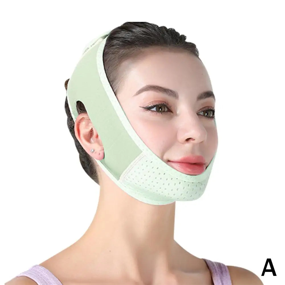 V-face Beauty Device Double Chin Reducer Reusable Face Strap V Line Mask Chin Up Patch Chin Strap for Women Face Lift Tape