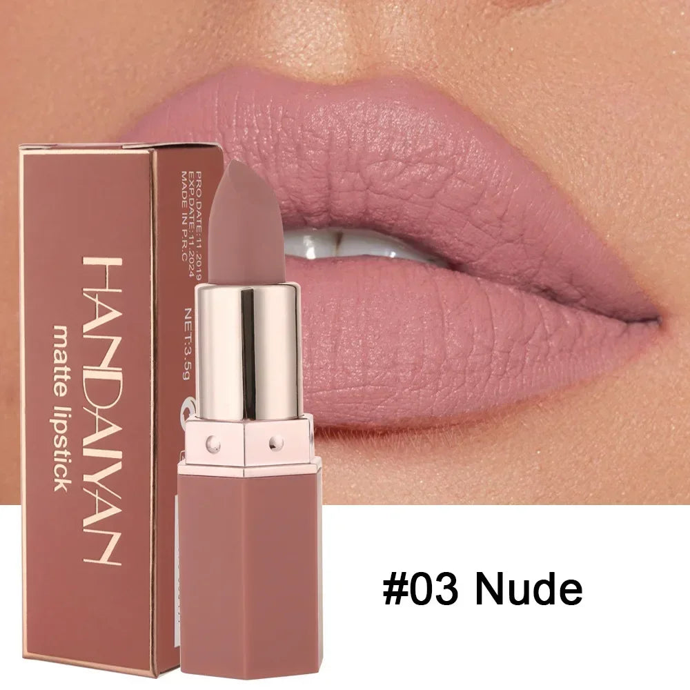 Moisturizing Long-lasting Matte Lipstick Make up For Women Original High Gloss kawaii Cute Cosmetic Beauty Luxury Female Product