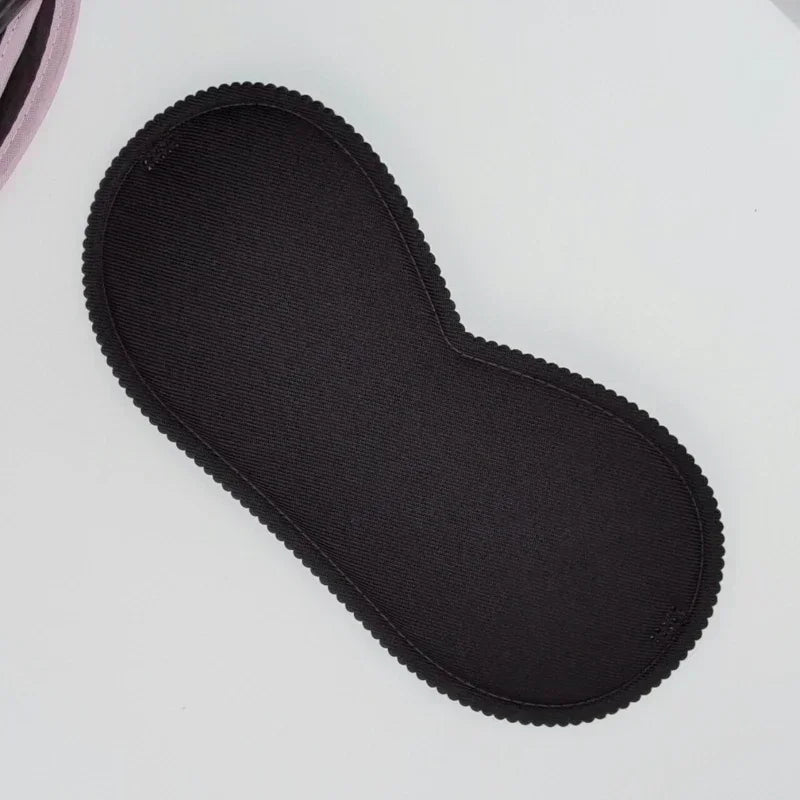 수면안대 1pc Sleeping Eye Mask Black Eye Shade Sleep Mask Black Mask Bandage on Eyes for Sleeping Emotion Sleep Masks