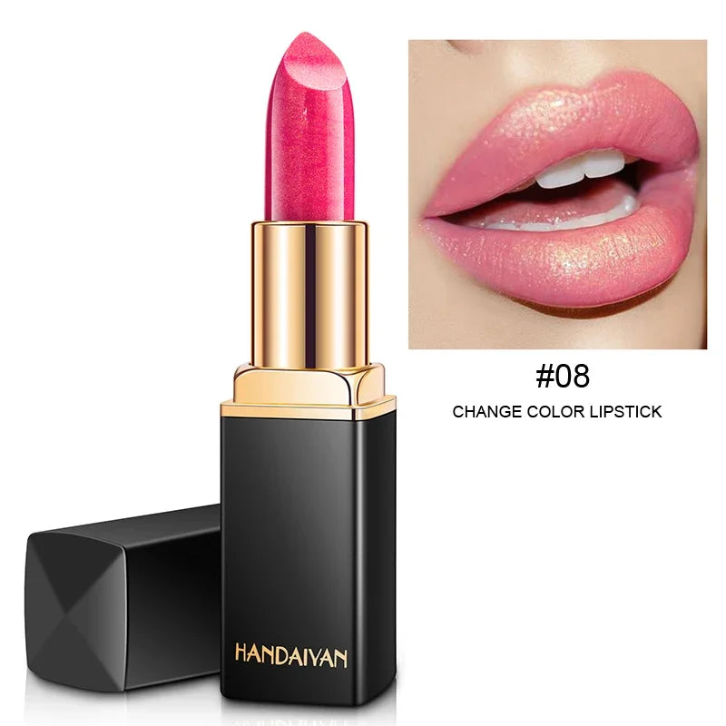 Mermaid Moisturizing Lipstick 9 Colors Waterproof Long Lasting Pigment Nude Pink Shimmer Lipstick Luxury Women Makeup Cosmetics