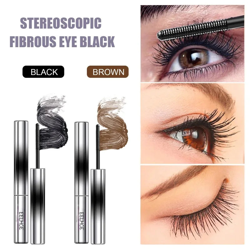 Black Mascara Lengthens Eyelashes Extra Volume Long Lasting Waterproof Natural Lashes Female Professional Makeup Korean Cosmetic