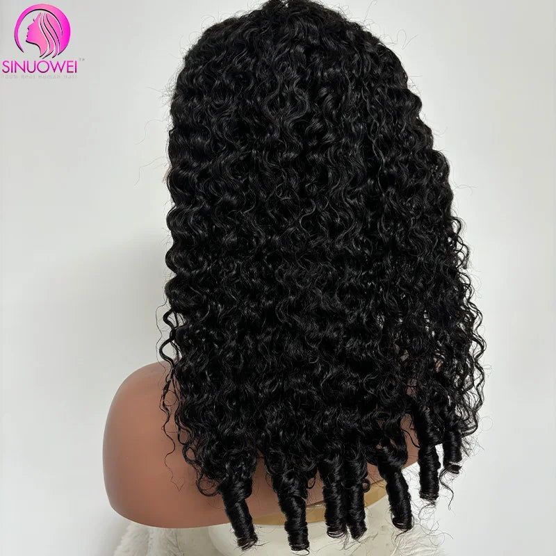 13x4 Transparent Lace Frontal Wigs Vietnamese Water Curly 13x6 Lace Frontal Wig Pixie Curly Full Lace Human Hair Wigs