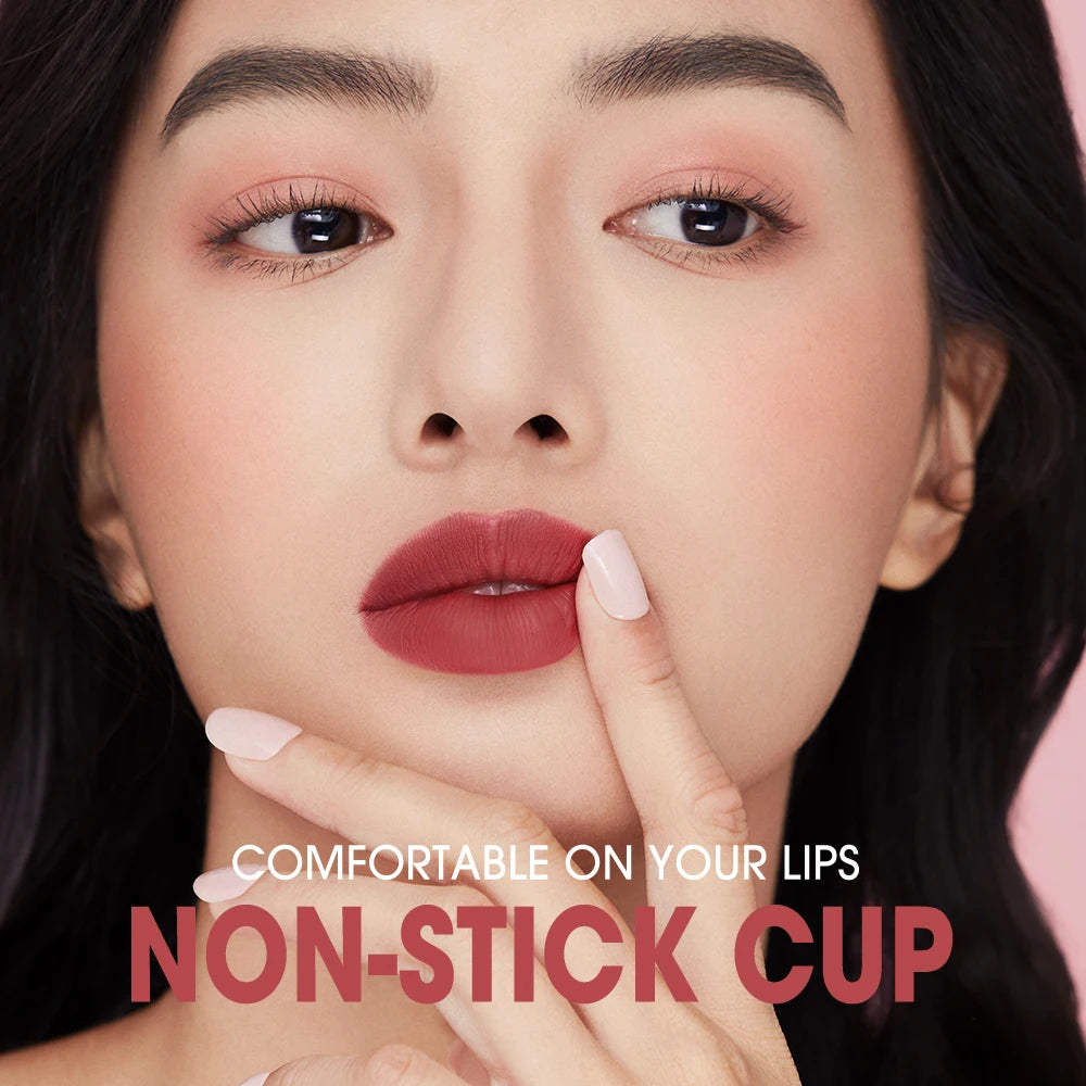 O.TWO.O Matte Lipstick Lip Tint 8 Colors Waterproof Long Lasting Non-stick Cup Sexy Highly Pigmented Velvet Lip Sticks Lip Stain