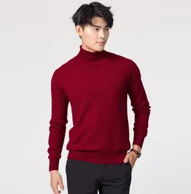 Cashmere turtleneck men sweater clothes for 2023 autumn winter jersey hombre pull homme hiver pullover men high neck sweaters