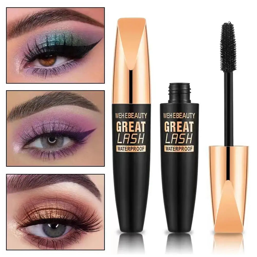 Eyelashes Lengthening Mascara Long Lasting Waterproof Women Korean Silky Lash Black Eyelashes Extension Makeup Beauty Cosmetic