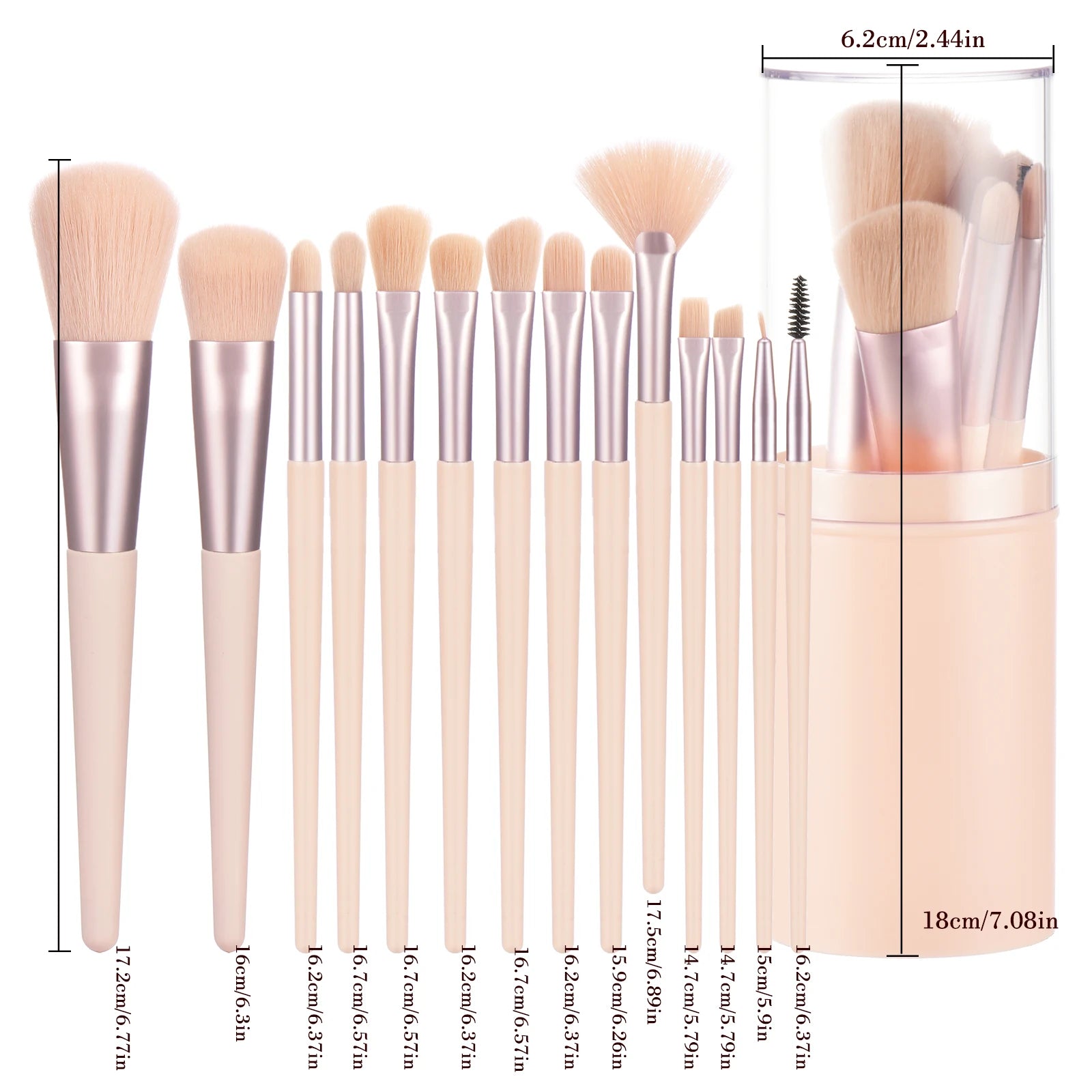 KOSMETYKI  Premium Makeup Brushes Set Eye Shadow Foundation Women Cosmetic Powder Blush Blending Beauty Make Up beauty Tool