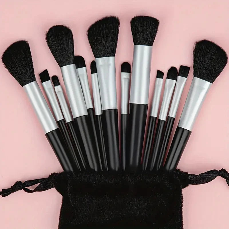 13Pcs Makeup Brushes Set Soft Fluffy Cosmetics Foundation Blush Powder Eyeshadow Kabuki Blending Makeup Brush Beauty Tools