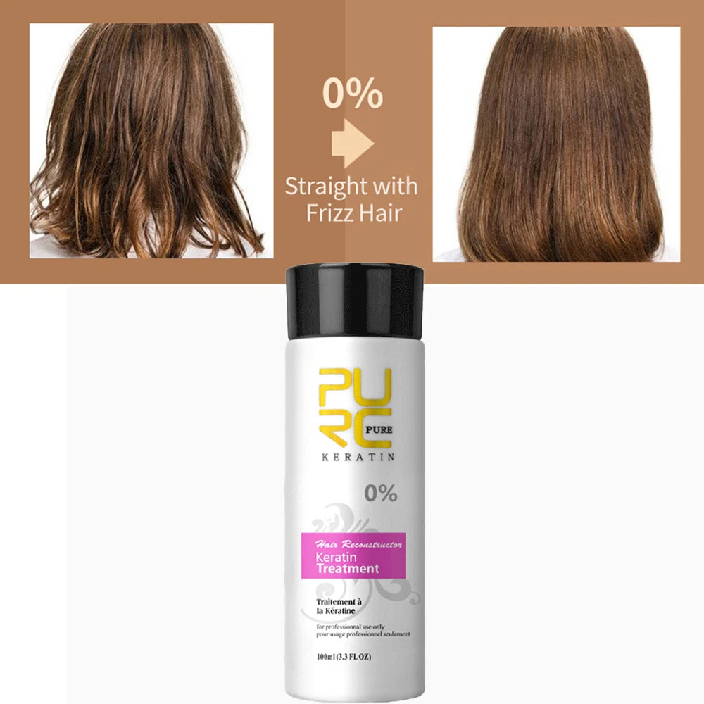 PURC Smoothing Shampoo Conditioner Professional Keratin Hair Treatment Nourishes Dry Repair Damaged Moisturizing Hair Care