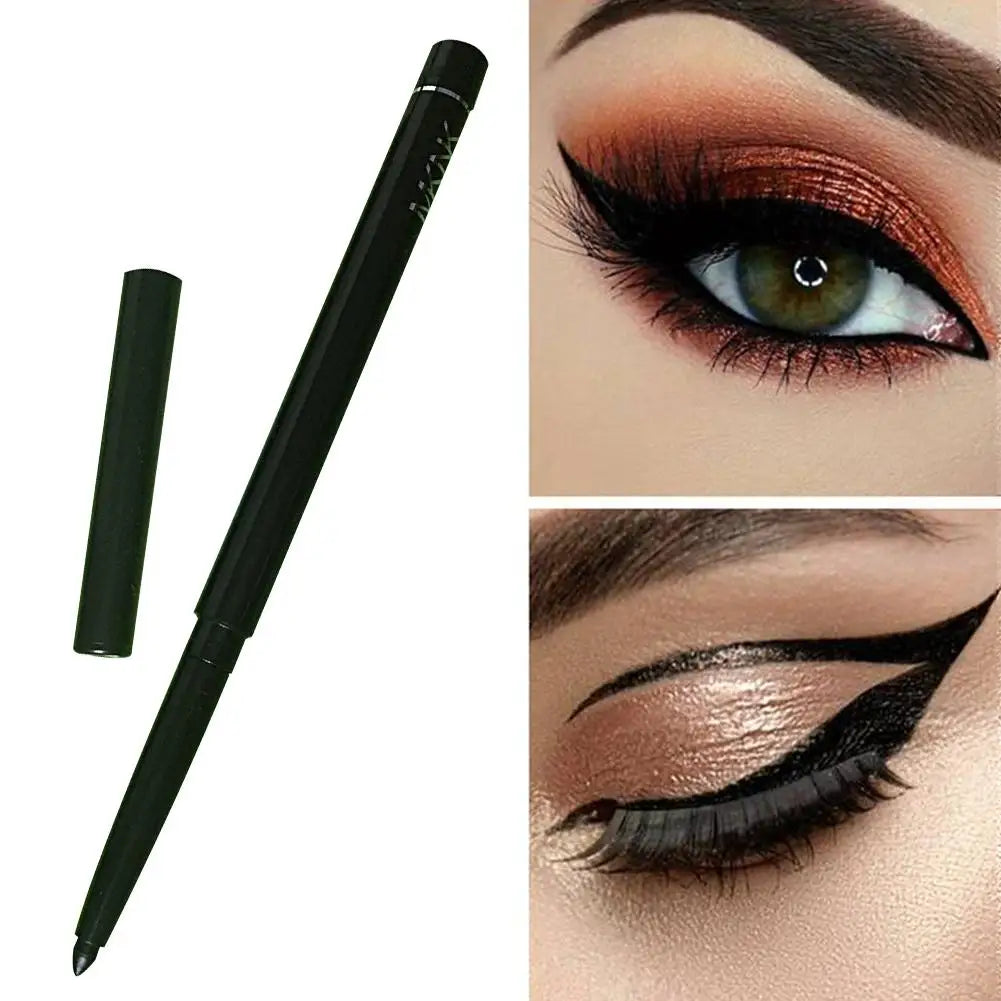 NEW High-end Waterproof Automatic Rotating Eyeliner Pen Black And Brown Eyebrow Pencil Lasting Uick Drying Eye Liner Pen Makeup