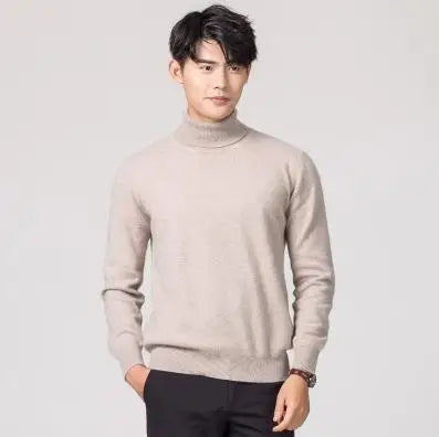 Cashmere turtleneck men sweater clothes for 2023 autumn winter jersey hombre pull homme hiver pullover men high neck sweaters