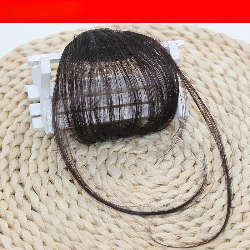 Korean Fake Air Bangs Hair Styling Tools Hair Clip-In Extension Synthetic Hair Fake Fringe False Hairpiece Women Clip in Bangs