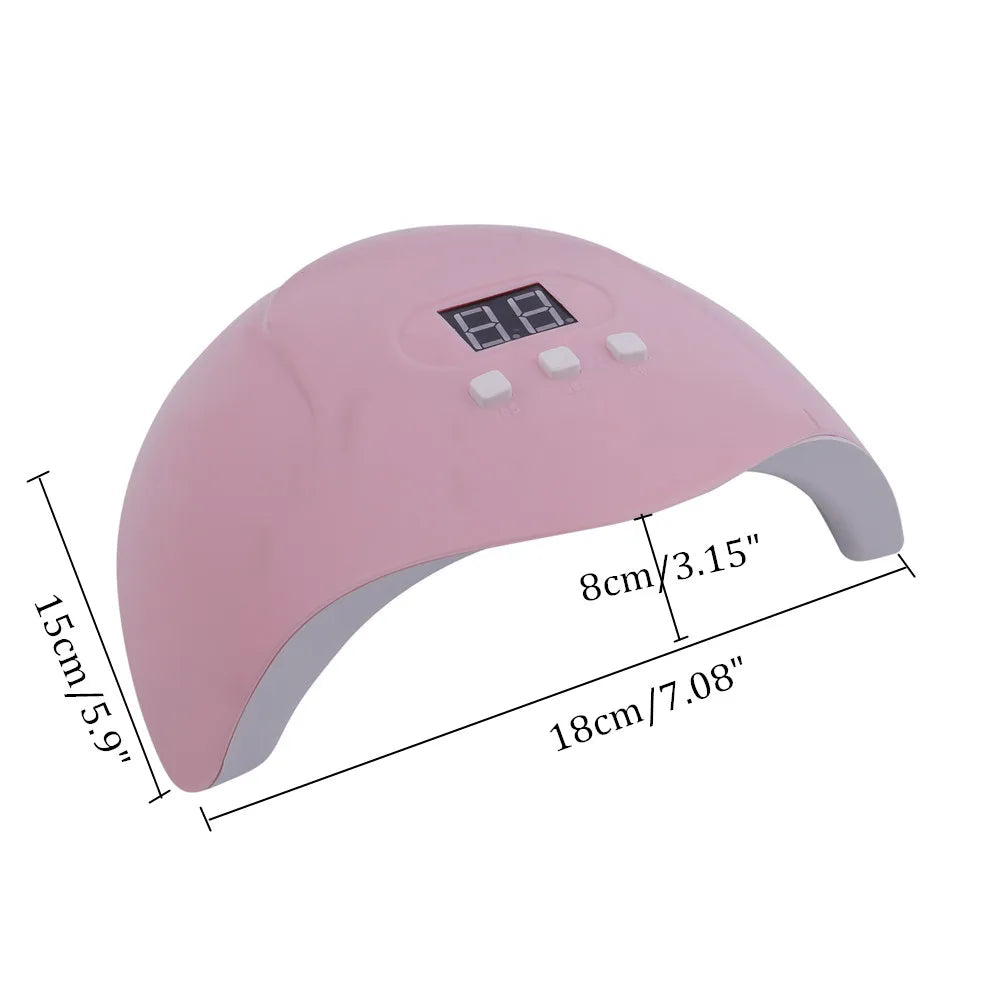 Nails Lamp UV Led Lamp Manicure 36W Nail Polish Drying Lamp Smart Sensor USB Rechargeable Nails Heating Dryer Tool